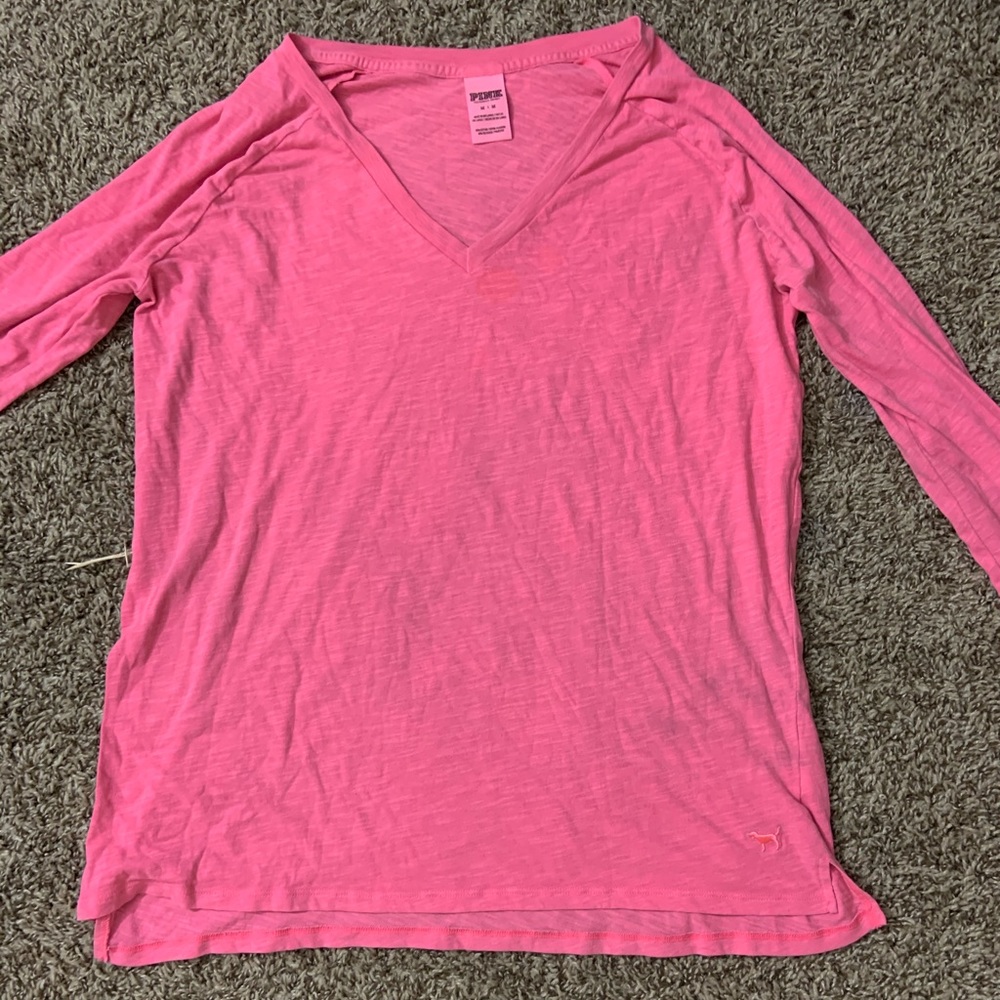 Pink long sleeve shirt